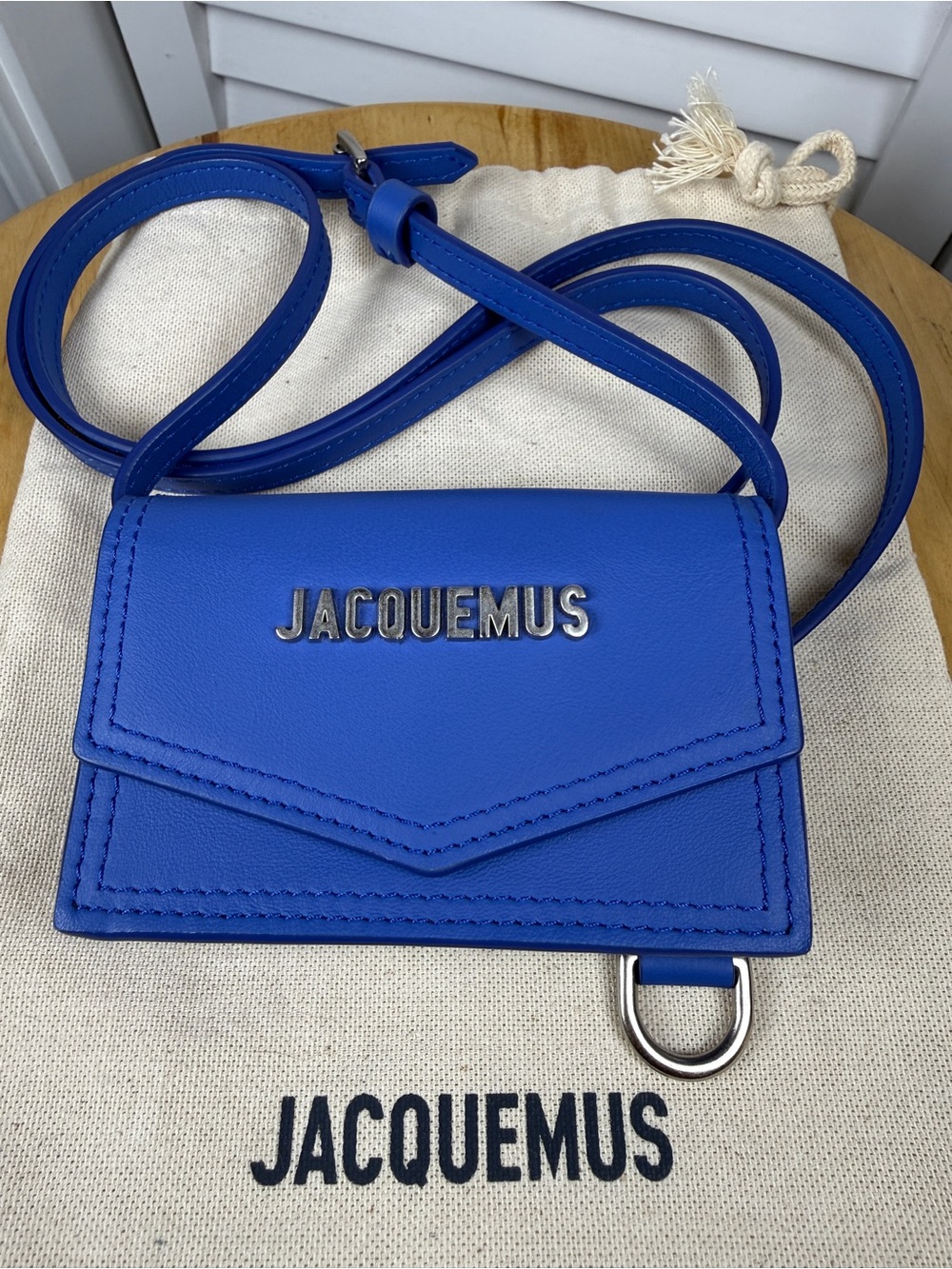 Jacquemus Electric Blue Mini Le Chiquito Crossbody